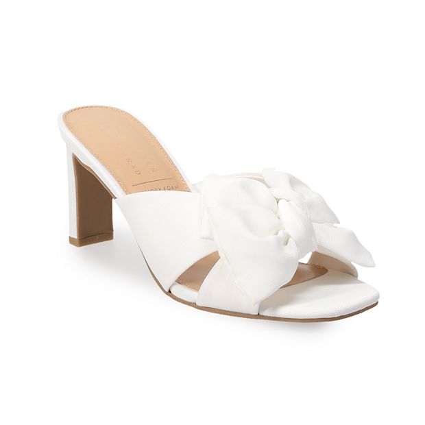 Lc lauren conrad bow women's high heel sandals hotsell