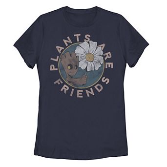 Juniors' Marvel Guardians Of The Galaxy Groot "Plants Are Friends" Graphic Tee