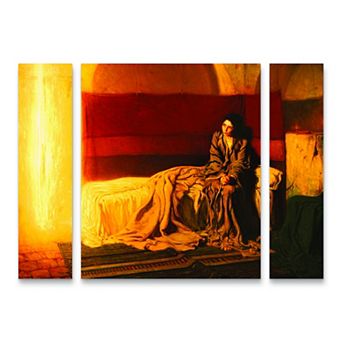 Henry Ossawa Tanner The Annunciation Canvas Wall Art 3 pc Set