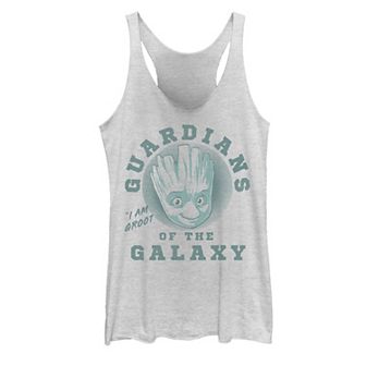 Juniors' Marvel Guardians of the Galaxy Classic Groot Big Face Graphic Tank Top