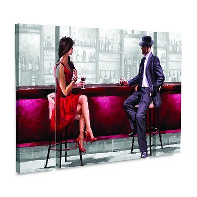 Meeting Version 2 Canvas Wall Art 3-piece Set