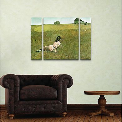 Andrew Wyeth Christina's World Canvas Wall Art 3-piece Set