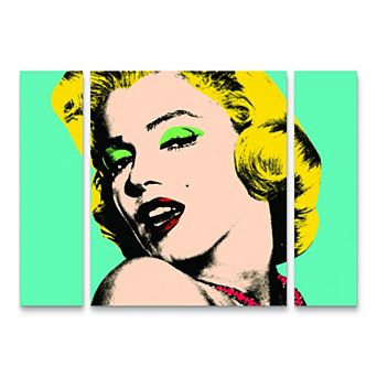 Andy Warhol Canvas Wall Art 3 pc Set