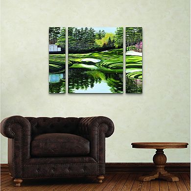 Masters Golf Canvas Wall Art 3-piece Set