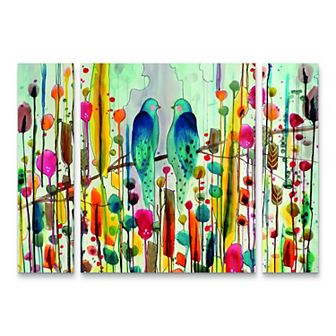 We Birds Canvas Wall Art 3 pc Set