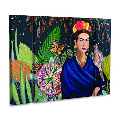 Sylvie Demers Frida Canvas Wall Art 3-piece Set