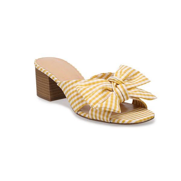 LC Lauren Conrad Izabella Women s Heeled Slide Sandals