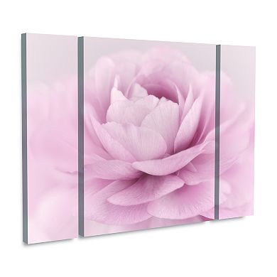 Rose Pink Canvas Wall Art 3-piece Set