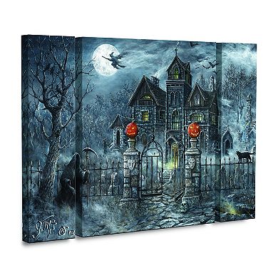 Trademark Fine Art Jeff Tift Uninvited Guest 3-piece Multi Panel Art Set