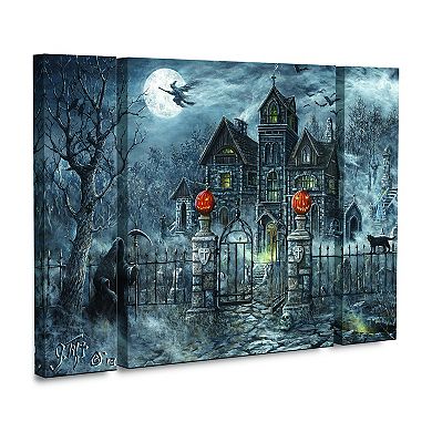 Trademark Fine Art Jeff Tift Uninvited Guest 3-piece Multi Panel Art Set