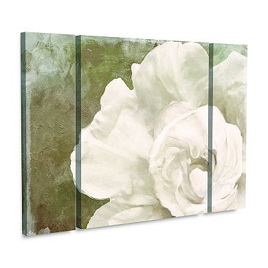 Petals Impasto II Canvas Wall Art 3-piece Set