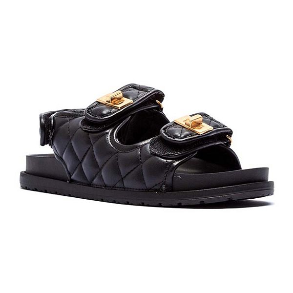 Qupid best sale black sandals