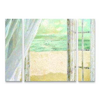 Summer Me I Canvas Wall Art 3 pc Set