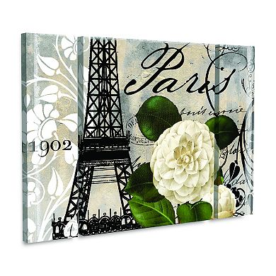 Paris Blanc I Canvas Wall Art 3-piece Set