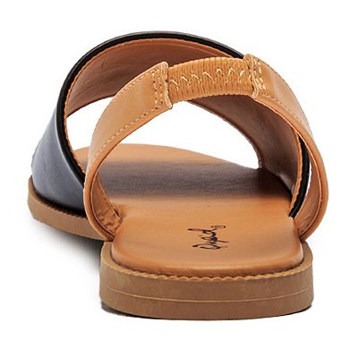 Qupid Desmond-78 Women's Slingback Sandals
