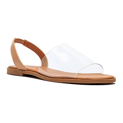 Clear slingback sandals online