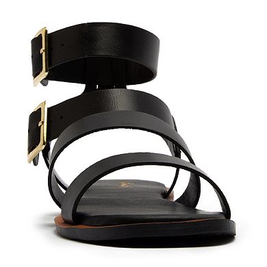 Qupid Indigo-30 Women's Strappy Gladiator Sandals