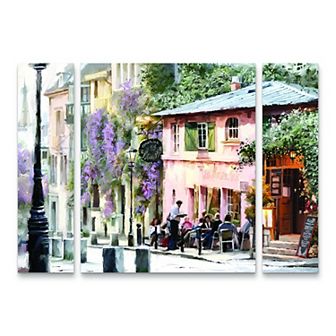 Sunshine Cafe Canvas Wall Art 3 pc Set