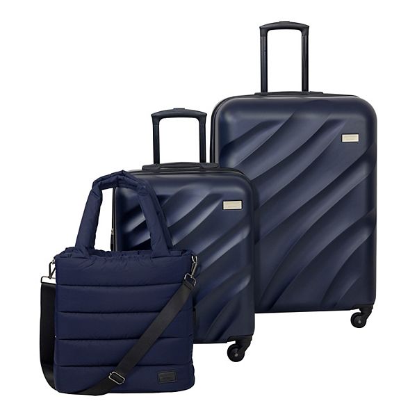 Geoffrey Beene 3 Piece Hardside Spinner Luggage Set