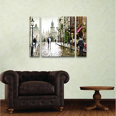 Cafe Milano Canvas Wall Art 3-piece Set