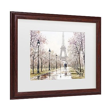 Eiffel Tower Pastel Framed Wall Art