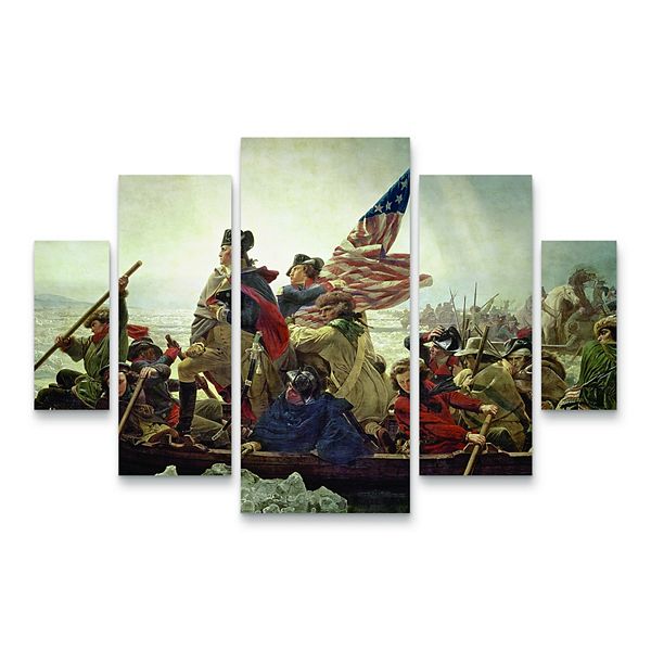 Emanuel Leutze Washington Crossing Delaware River in 1776 Canvas Wall ...