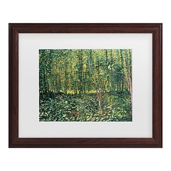 Vincent van Gogh Trees and Undergrowth 1887 Framed Wall Art
