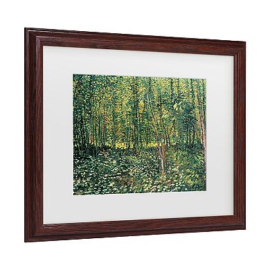Vincent van Gogh Trees and Undergrowth 1887 Framed Wall Art
