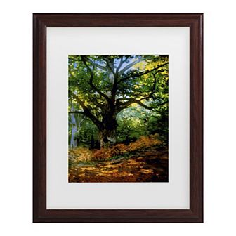 Claude Monet Bodmer Oak Fontainebleau Forest Framed Wall Art