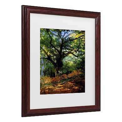 Claude Monet Bodmer Oak Fontainebleau Forest Framed Wall Art