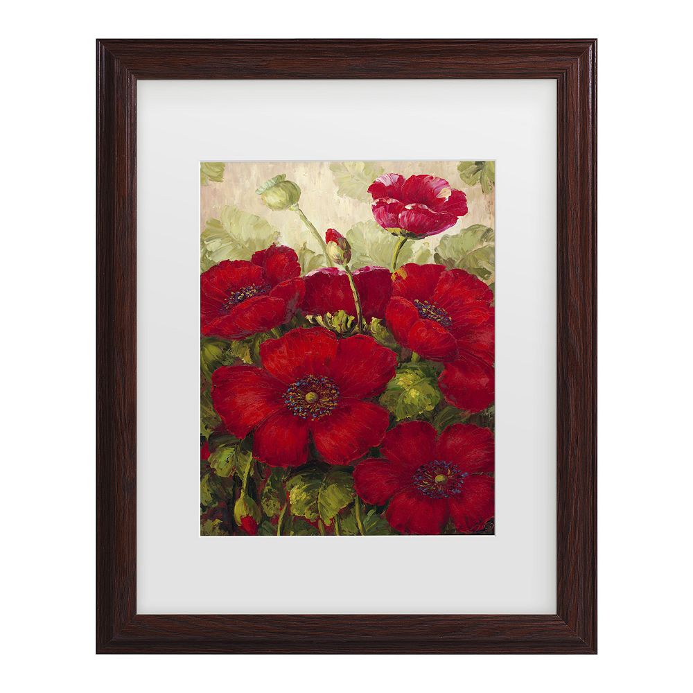 Rio Poppies II Framed Wall Art