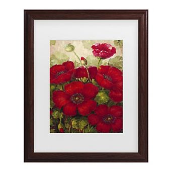 Rio Poppies II Framed Wall Art