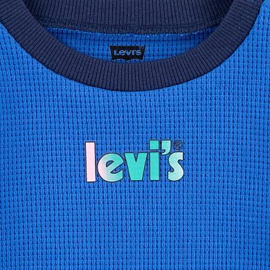 Toddler Boys Levi's® Logo Tee & Denim Overalls Set