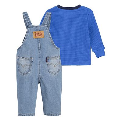 Boys blue jean overalls outlet
