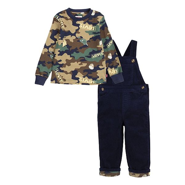Toddler Boy Levi's® Tee & Bib Overalls Set