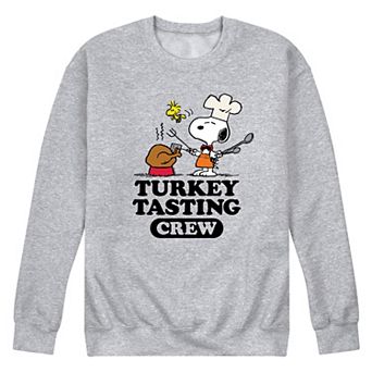 Men's Peanuts Turkey Tasting Crew Sweatshirt