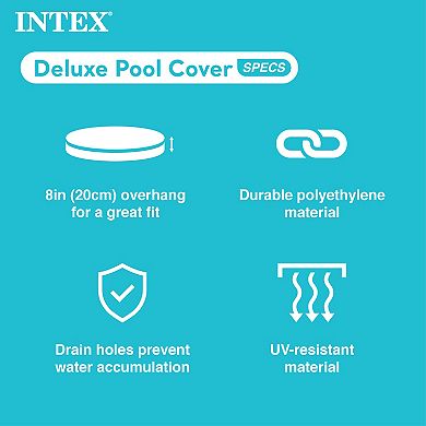 Intex UV Resistant Debris Cover for 18' Intex Ultra Frame Swimming Pools, Gray