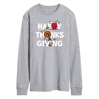 Men's Peanuts Happy Thanksgiving Tee