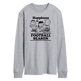 Men's Peanuts Happiness Is Football Season Tee