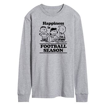 Men's Peanuts Happiness Is Football Season Tee