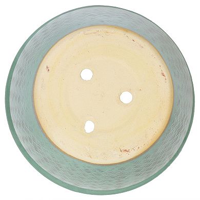 Sunnydaze Ocean Villa Indoor/Outdoor Ceramic Planter - 15"