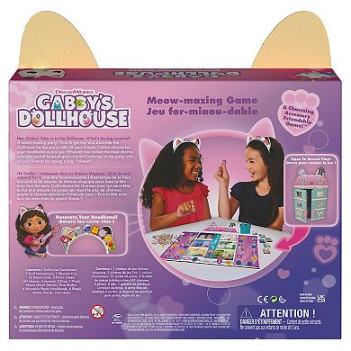 Spin Master Gabby's Dollhouse Meow-mazing Board Game
