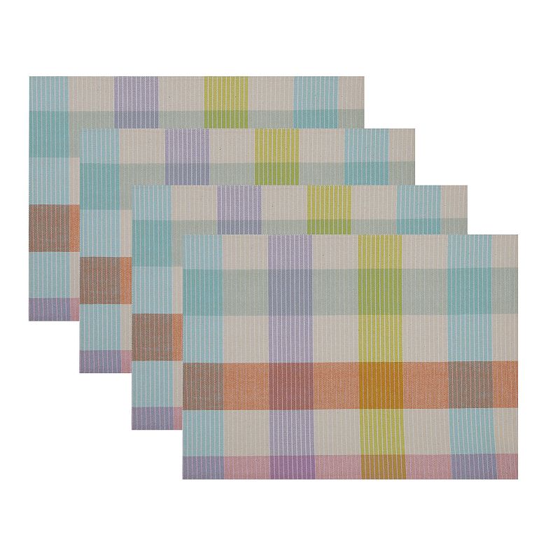 59306383 Celebrate Together Easter Woven Check Placemat 4-p sku 59306383