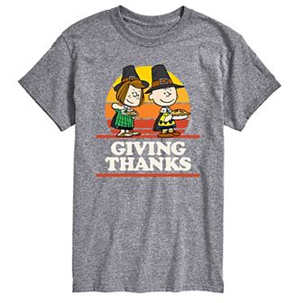 Men's Peanuts Giving Thanks Tee