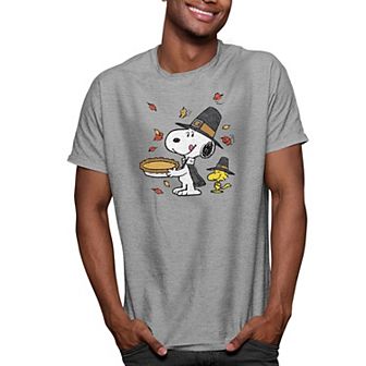 Men's Peanuts Thanksgiving Scene Tee