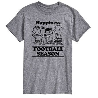 Men's Peanuts Happiness Is Football Season Tee