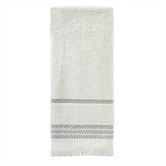 Sonoma Goods For Life Spa Border Bath Towel, Grey - Yahoo Shopping