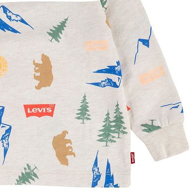 Baby Boy Levi's® Happy Camper Long Sleeve Tee & Overalls Set