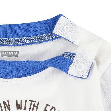 Baby Boy Levi's® S'More Friends Graphic Mock-Layer Tee & Denim Jeans Set