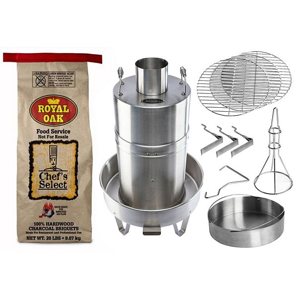 Orion Cooker Outdoor Cooker Unit with Royal Oak Chef's Select Hardwood